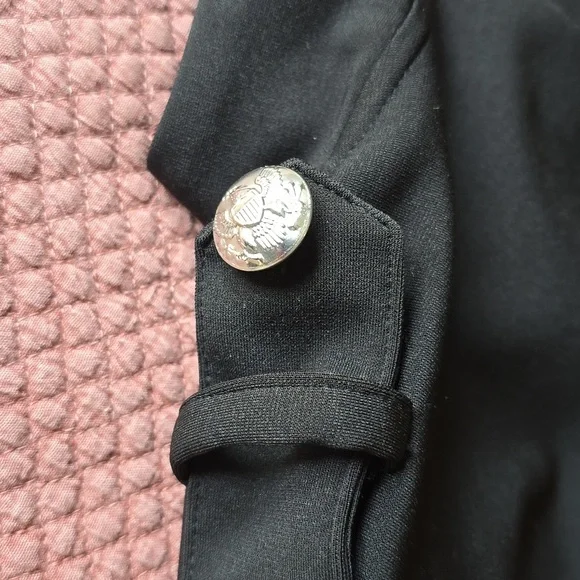 Women Victorian Gothic Steampunk Ringmaster Jacket Military Blazer Circus - Picture 10 of 13